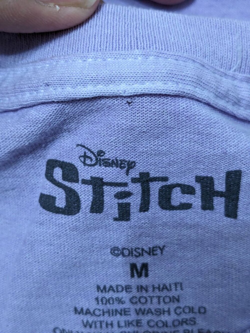 Disney Stitch Graphic Boyfriend T Shirt Distressed Kawaii Y2K Streetwear Medium - Picture 6 of 10